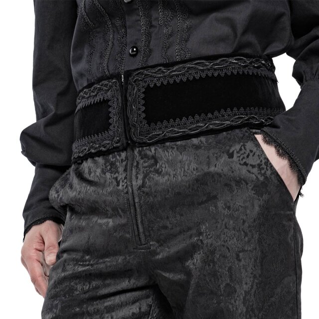Punk Rave velvet cummerbund Erzengel