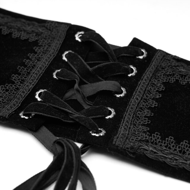 Punk Rave velvet cummerbund Erzengel