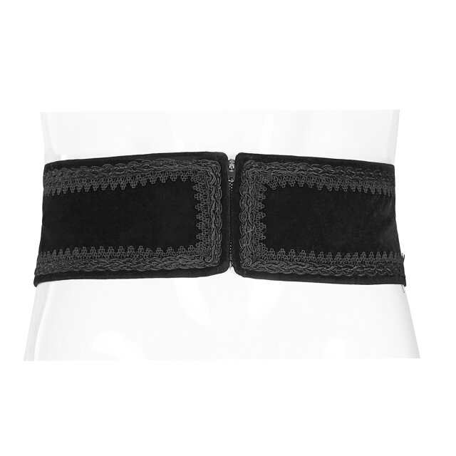 Punk Rave velvet cummerbund Erzengel