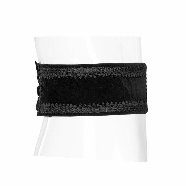 Punk Rave velvet cummerbund Erzengel