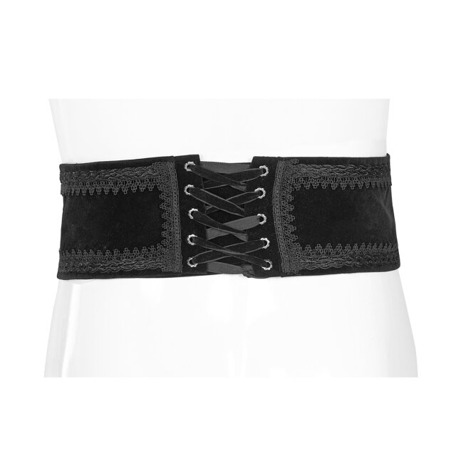 Punk Rave velvet cummerbund Erzengel