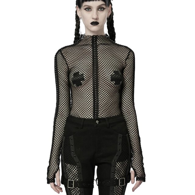 Punk Rave ladies mesh shirt Darkness Falls