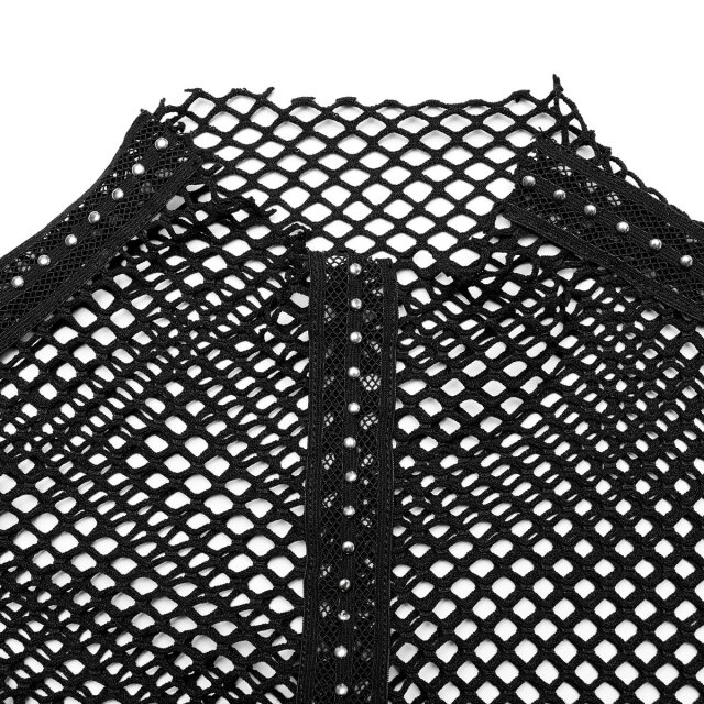 Punk Rave ladies mesh shirt Darkness Falls