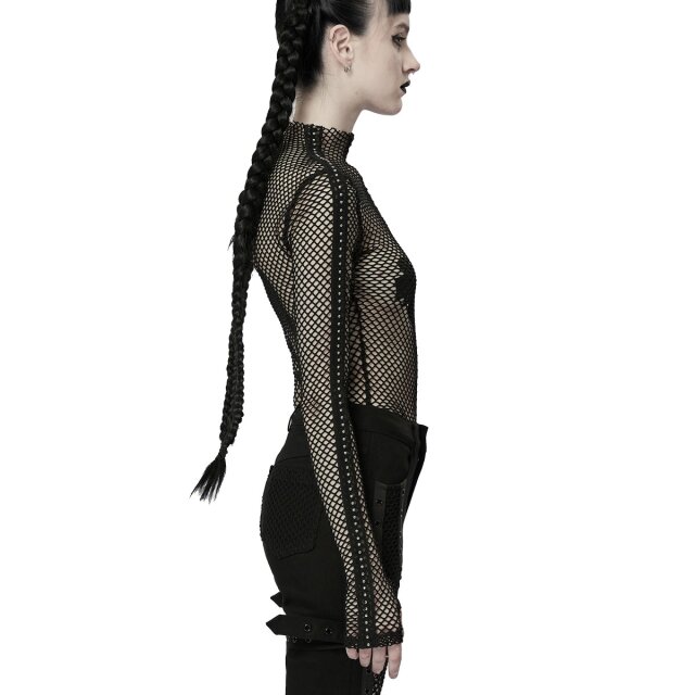 Punk Rave ladies mesh shirt Darkness Falls