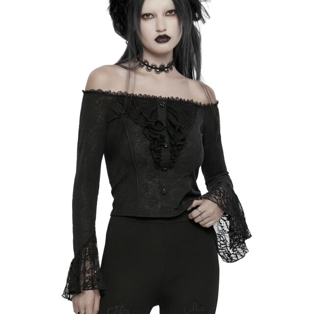 Punk Rave off-the-shoulder shirt Madame-Lydia