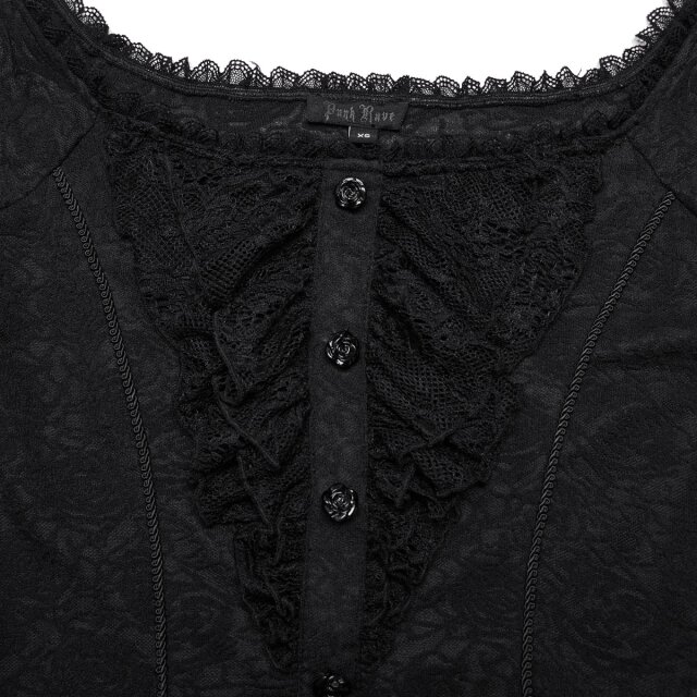 Punk Rave schulterfreies Shirt Madame-Lydia