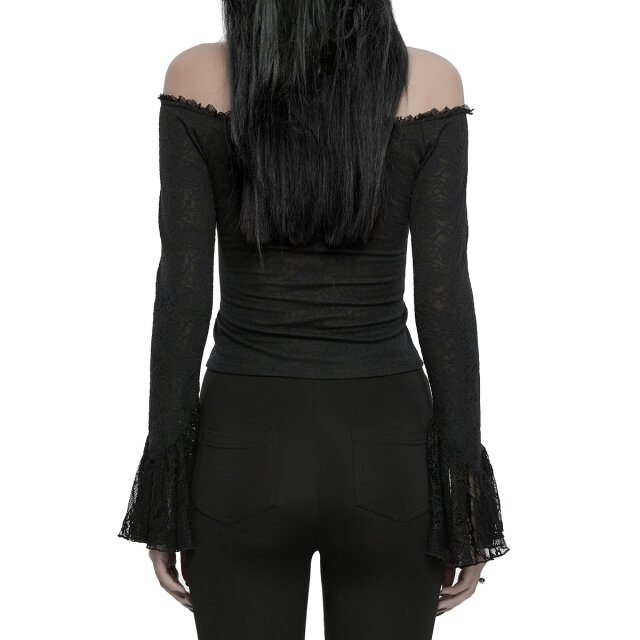 Punk Rave schulterfreies Shirt Madame-Lydia