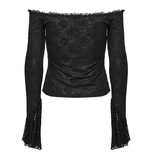 Punk Rave schulterfreies Shirt Madame-Lydia