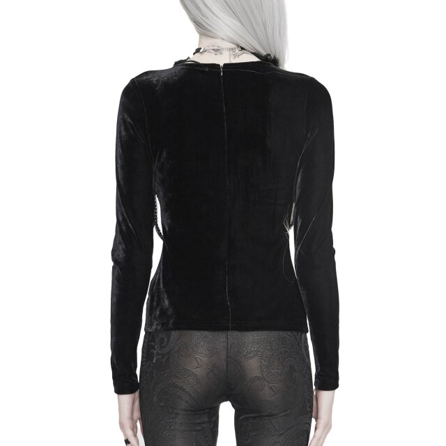 Eva Lady mesh shirt Melisandre in two-layer bolero look
