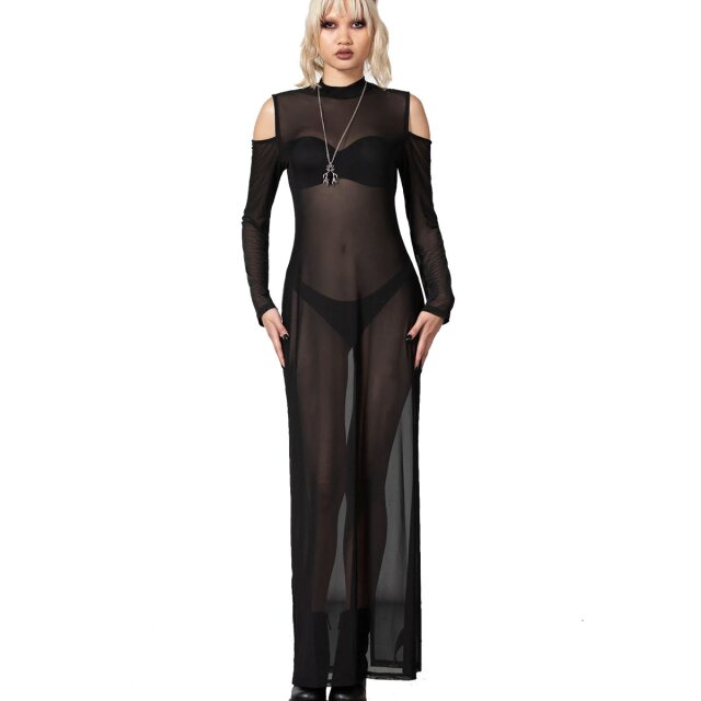 KILLSTAR Paranormal transparent gothic maxi dress...