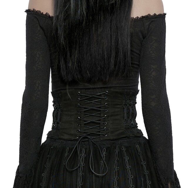 PUNK RAVE Cathedral Korsagengürtel Gothic Embrace XL-XXL
