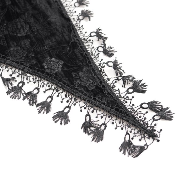Short Victorian Goth bolero cape Nostalgia