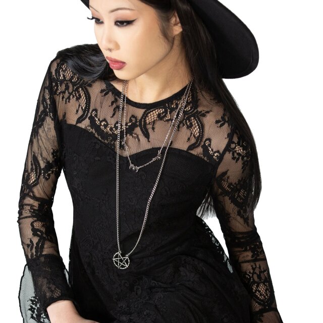 KILLSTAR Shadow Figure Maxi Kleid L