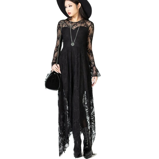 KILLSTAR Shadow Figure Maxi Kleid S