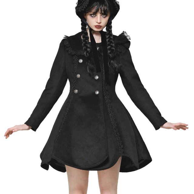 Short gothic coat Sinister Snowflake
