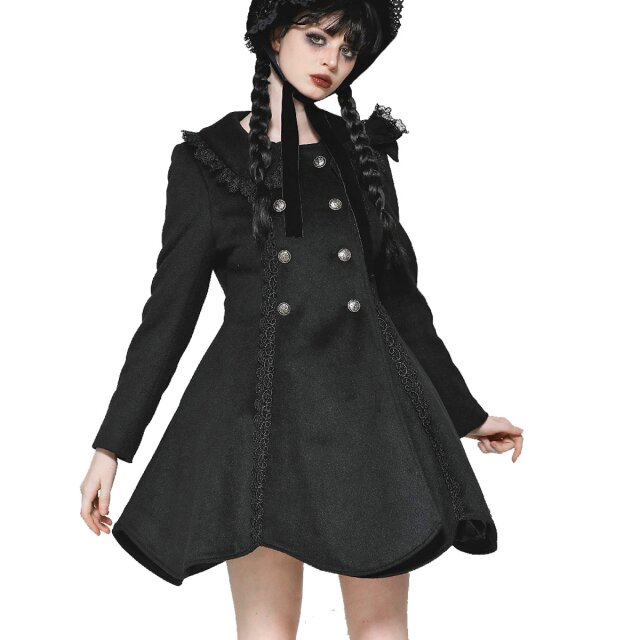 Short gothic coat Sinister Snowflake
