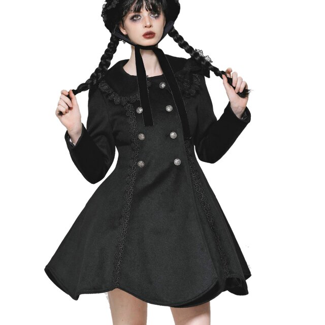 Short gothic coat Sinister Snowflake