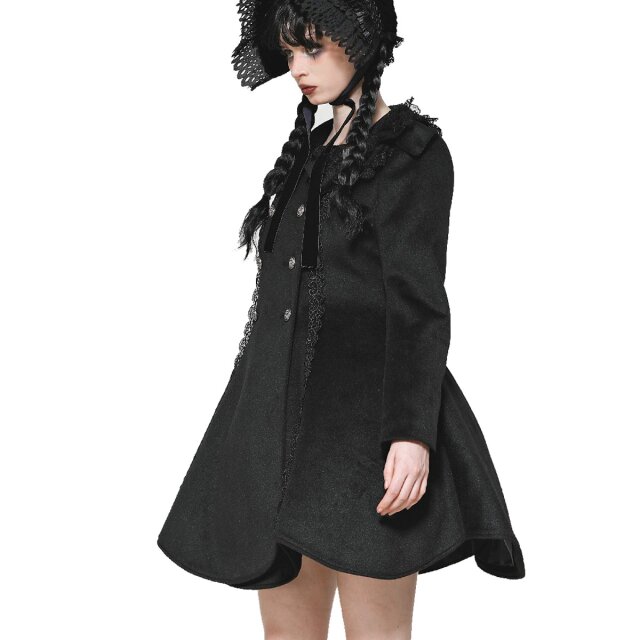 Short gothic coat Sinister Snowflake