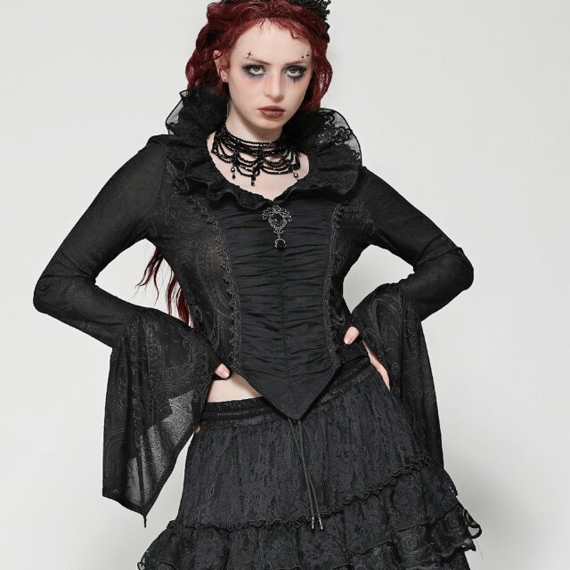 Victorian Goth Shirt La Signora Borgia S/M