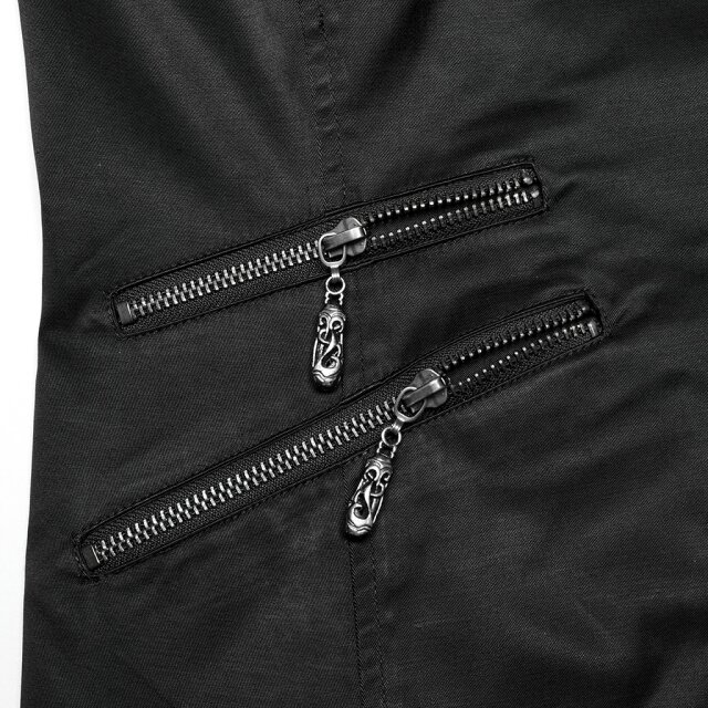Asymmetrische Punk Rave Gothic-Weste Upir 5XL
