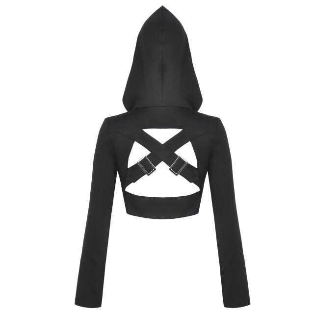 Cyber Goth Bolero Hooded Warp L