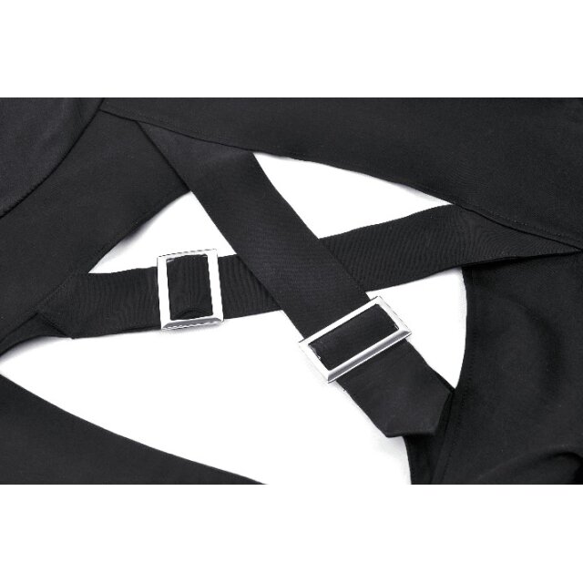 Cyber Goth Bolero Hooded Warp L