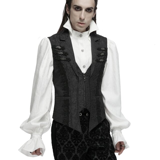 Dark romantic Punk Rave waistcoat Glory Anthem in red or black -