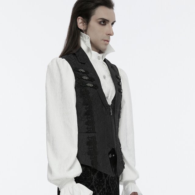 Dark romantic Punk Rave waistcoat Glory Anthem in red or black -