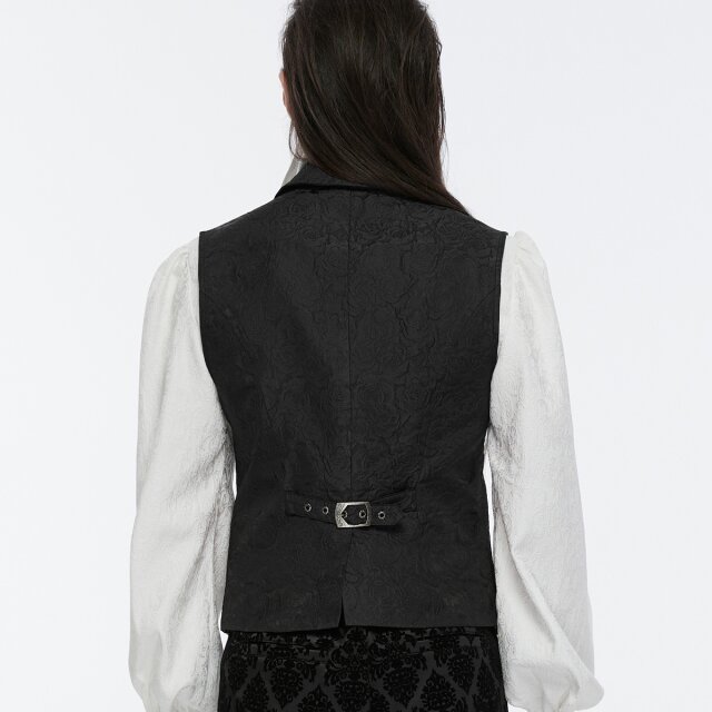 Dark romantic Punk Rave waistcoat Glory Anthem in red or black -