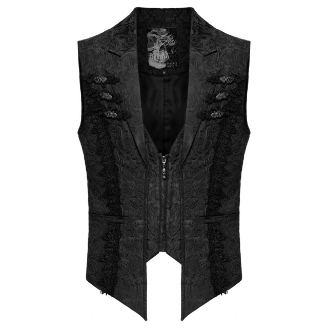 Dark romantic Punk Rave waistcoat Glory Anthem in red or black -