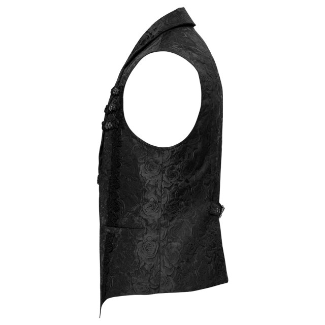 Dark romantic Punk Rave waistcoat Glory Anthem in red or black -
