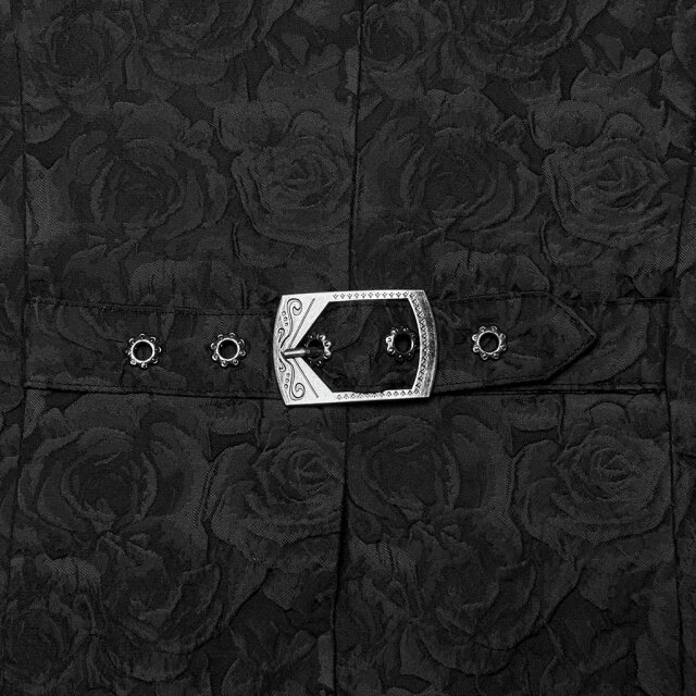 Dark romantic Punk Rave waistcoat Glory Anthem in red or black -