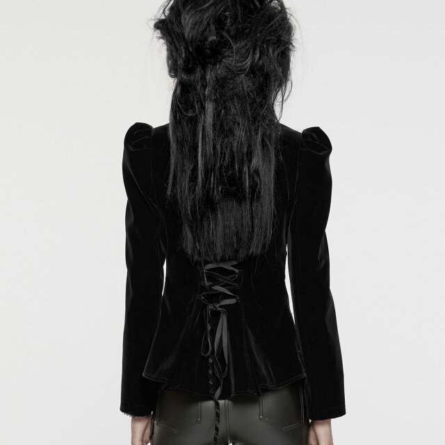 PUNK RAVE Samtjacke Bloodlust L