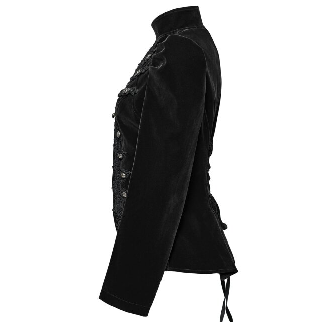 PUNK RAVE Samtjacke Bloodlust L