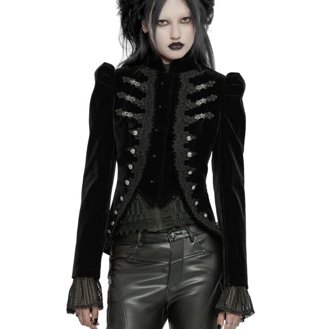 PUNK RAVE Samtjacke Bloodlust XS