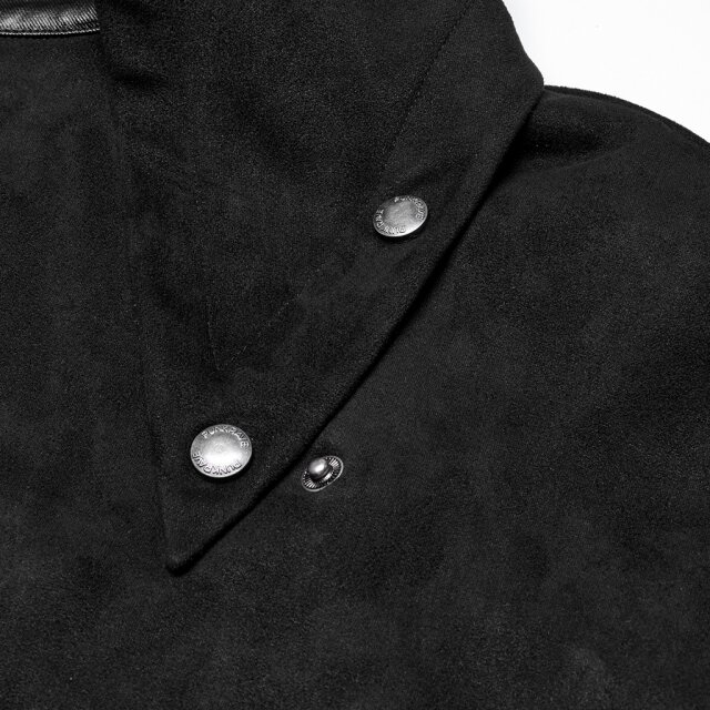 One-sided Punk Rave Cape Part of Hell with Hood