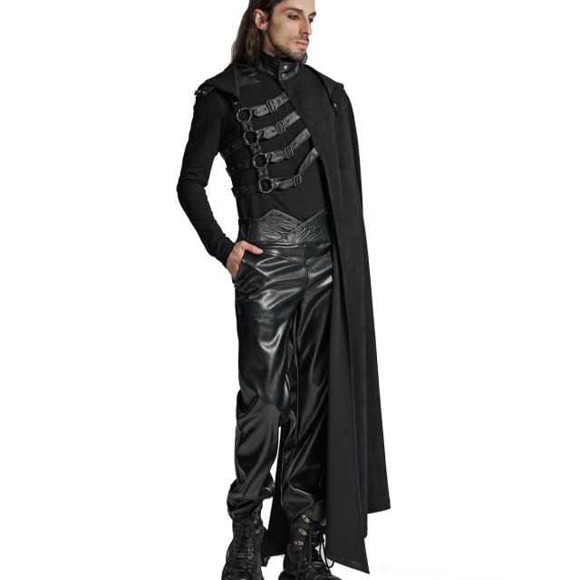One-sided Punk Rave Cape Part of Hell with Hood
