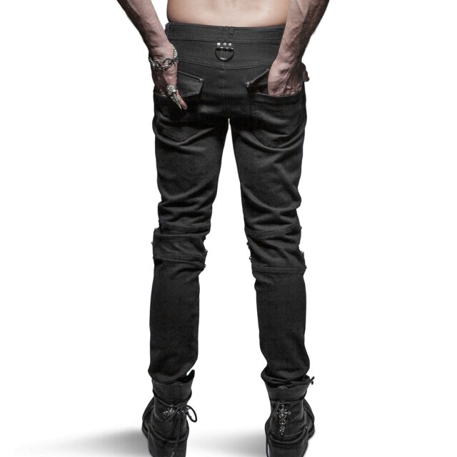 Punk Rave Gothic Herren-Jeans False Morality M