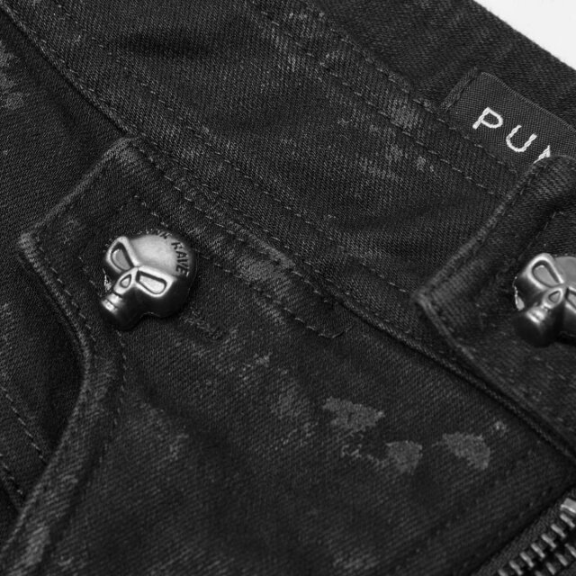 Punk Rave Gothic Herren-Jeans False Morality M