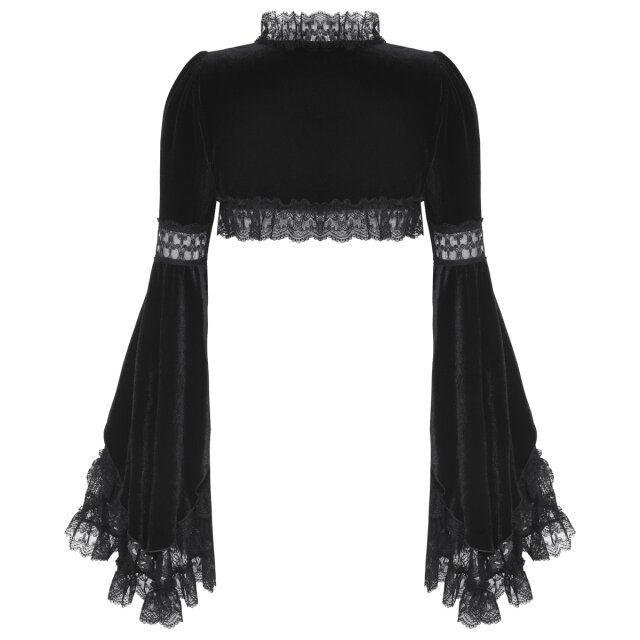 Long sleeve gothic velvet bolero Dramatic Sins