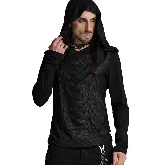 PUNK RAVE Longsleeve Demon Buster mit Hood L/XL