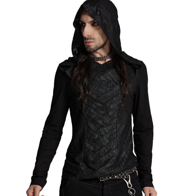 PUNK RAVE Longsleeve Demon Buster mit Hood L/XL
