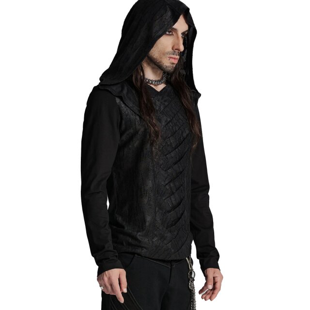 PUNK RAVE Longsleeve Demon Buster mit Hood L/XL