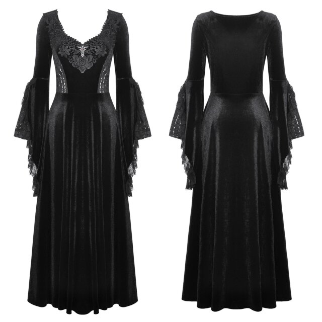 Victorian Goth maxi dress Tender Belle