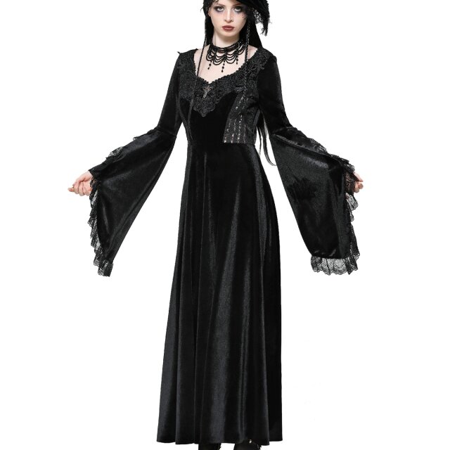 Victorian Goth Maxi Kleid Tender Belle XXL