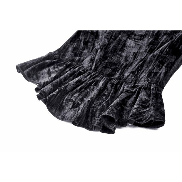 Dunkelromantisches Gothic Langarm-Shirt Wildrose Dreams S