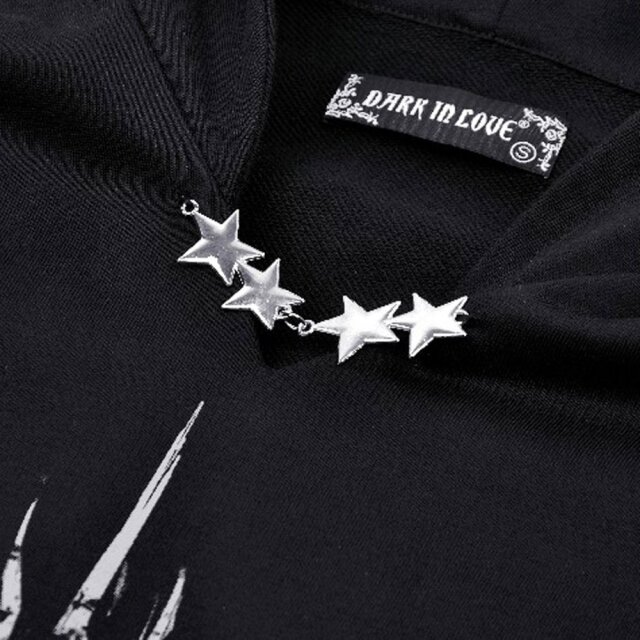Gothic Hoodie Sickly Sweet Sweater L/XL