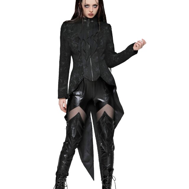 Barocker Vokuhila-Frack-Mantel Princess of the Dead M