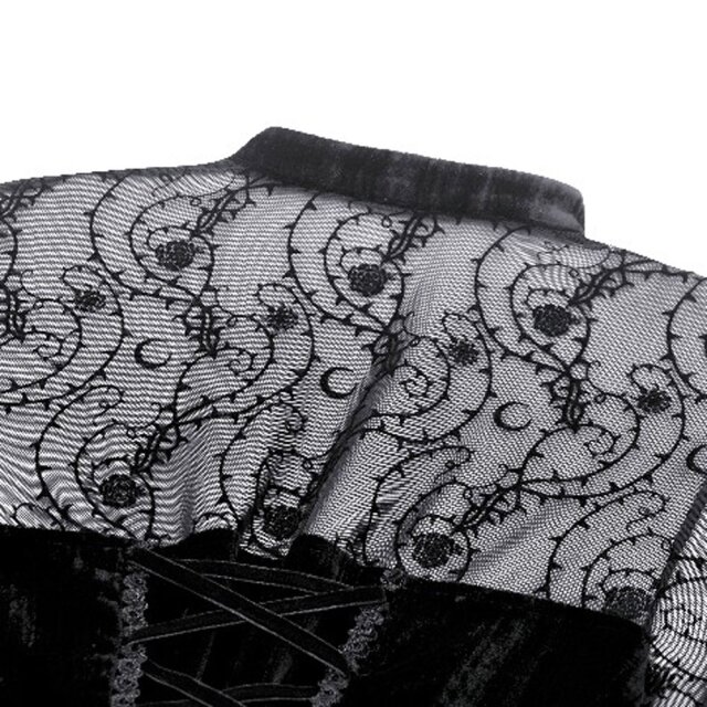 Gothic mini dress Moonlight Romance in velvet