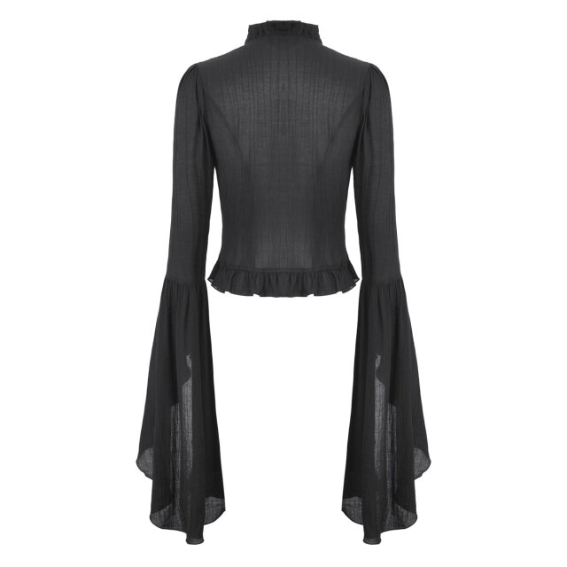 Dark Romantic Victorian Goth Shirt Crucifix